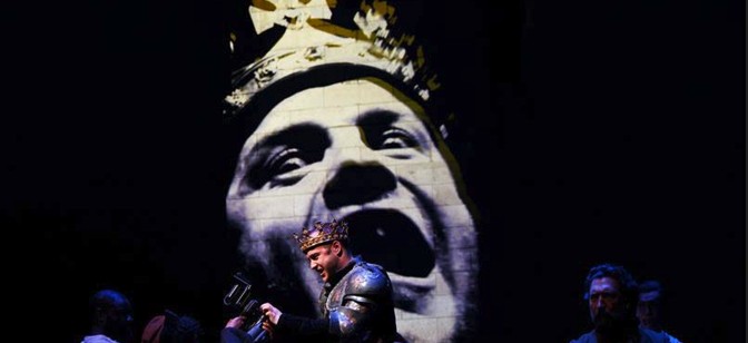 Arthur Hughes as Richard III for the RSC