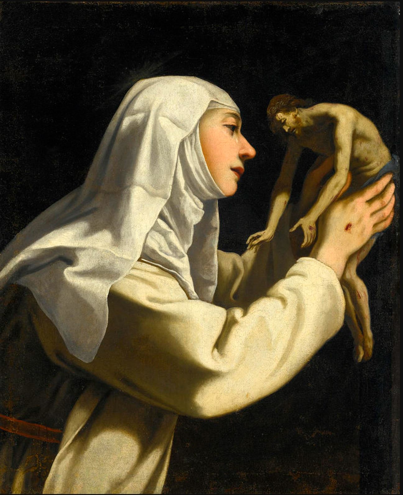 Catherine of Siena, her stigmata, tiny Jesus