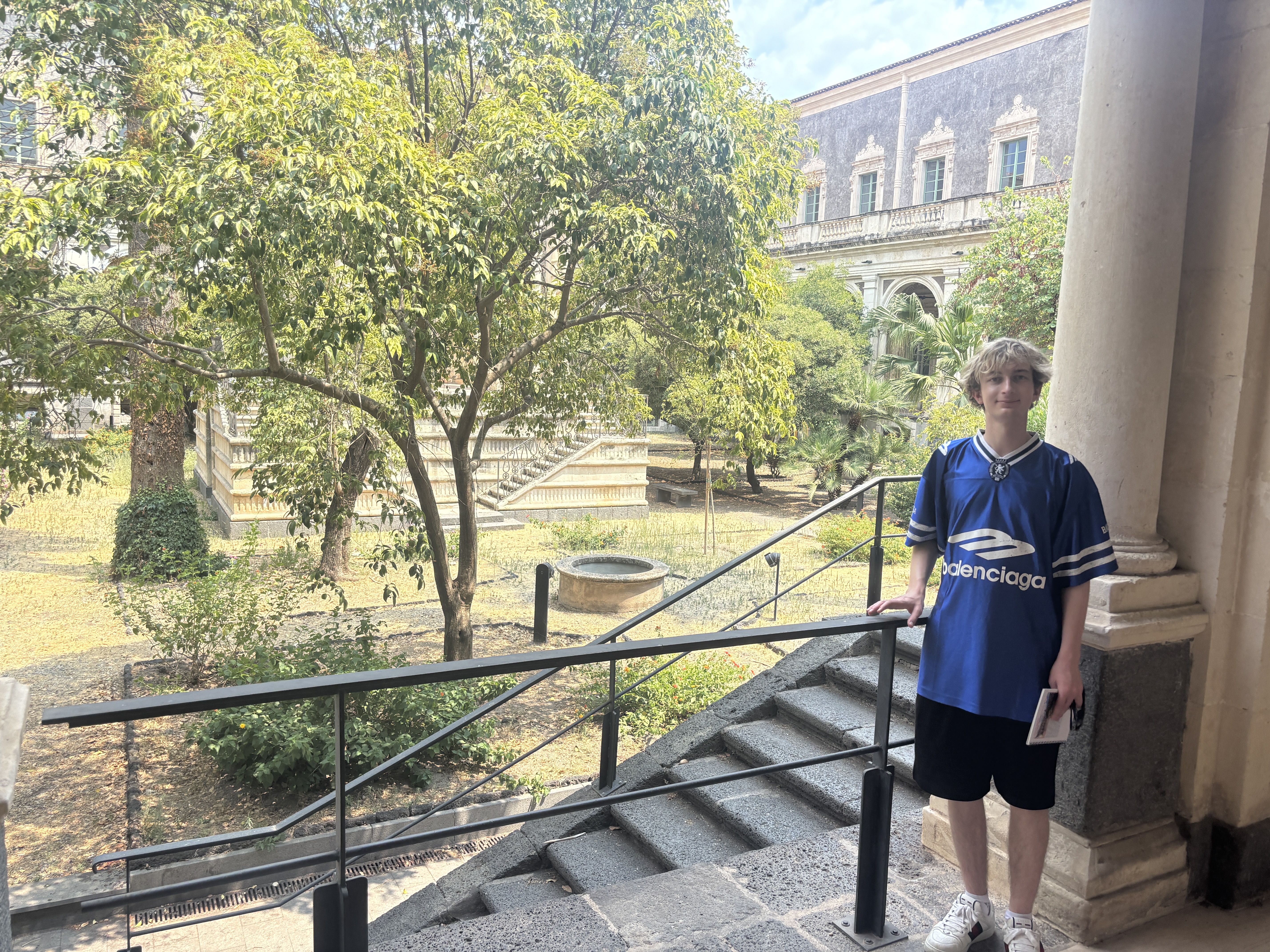 Me in a Sicilian monastery